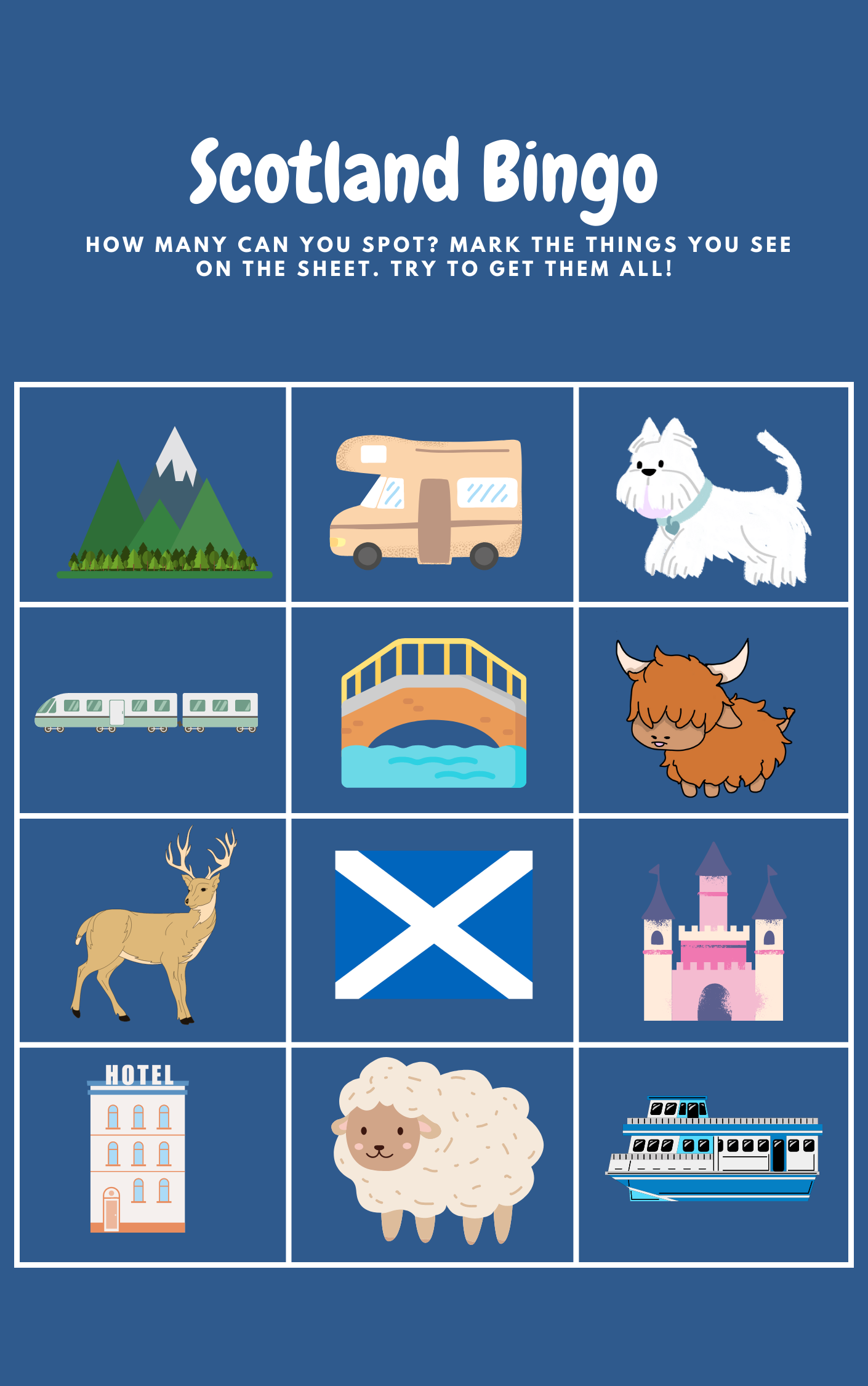 My fun Scottish activities- the Wee Scotland way!