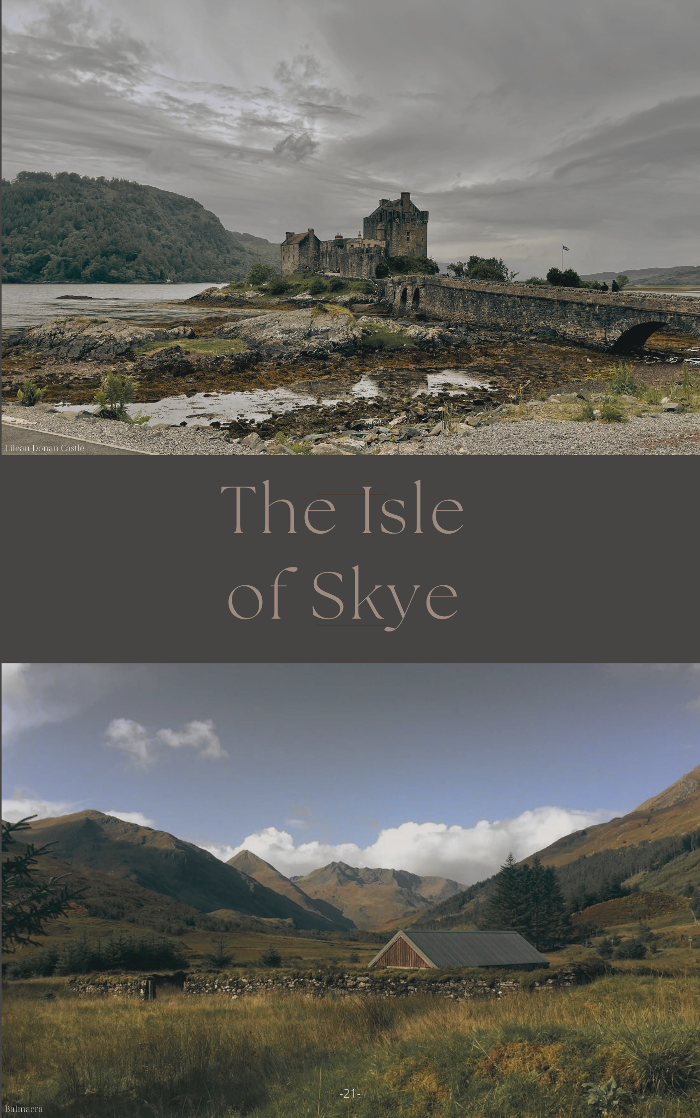 Wee Scotland- 7 Day's Travel Itinerary