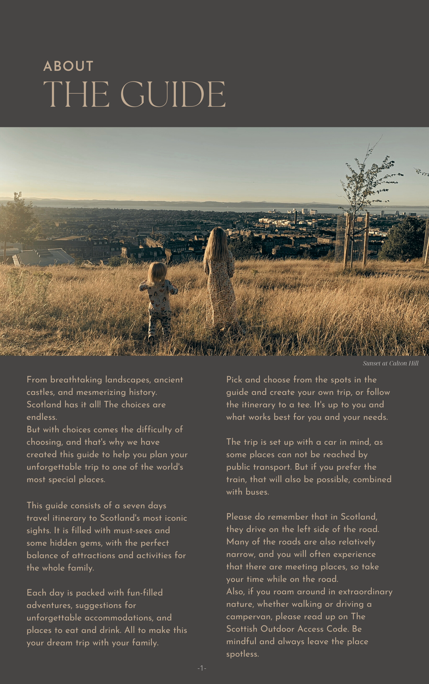 Wee Scotland- 7 Day's Travel Itinerary