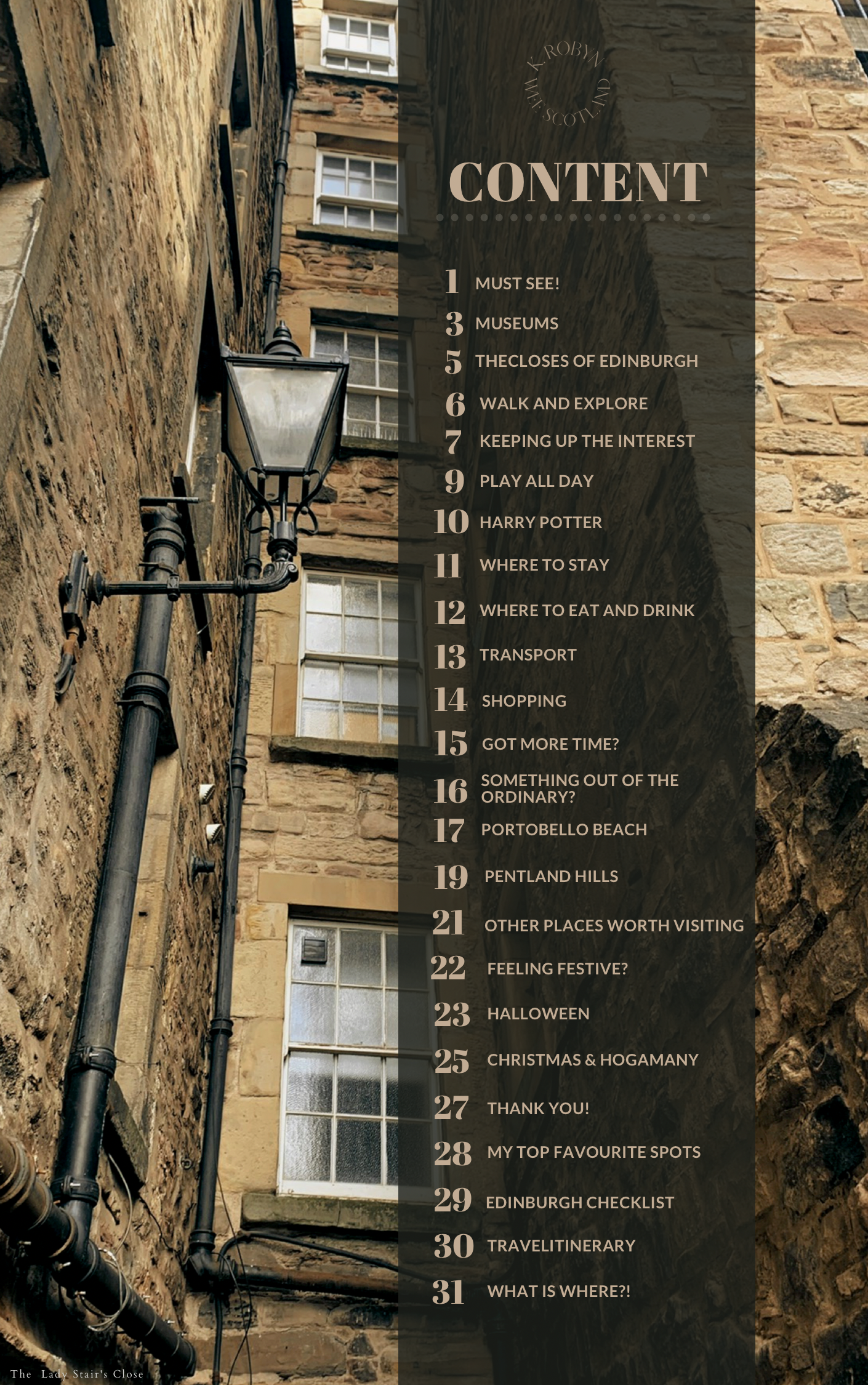 Wee Edingburgh - A Mothers Travel Guide